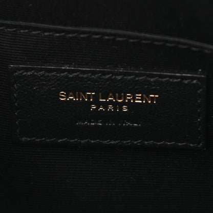 Saint Laurent Calfskin Matelasse Monogram Lou Camera Bag Black 6 of 9