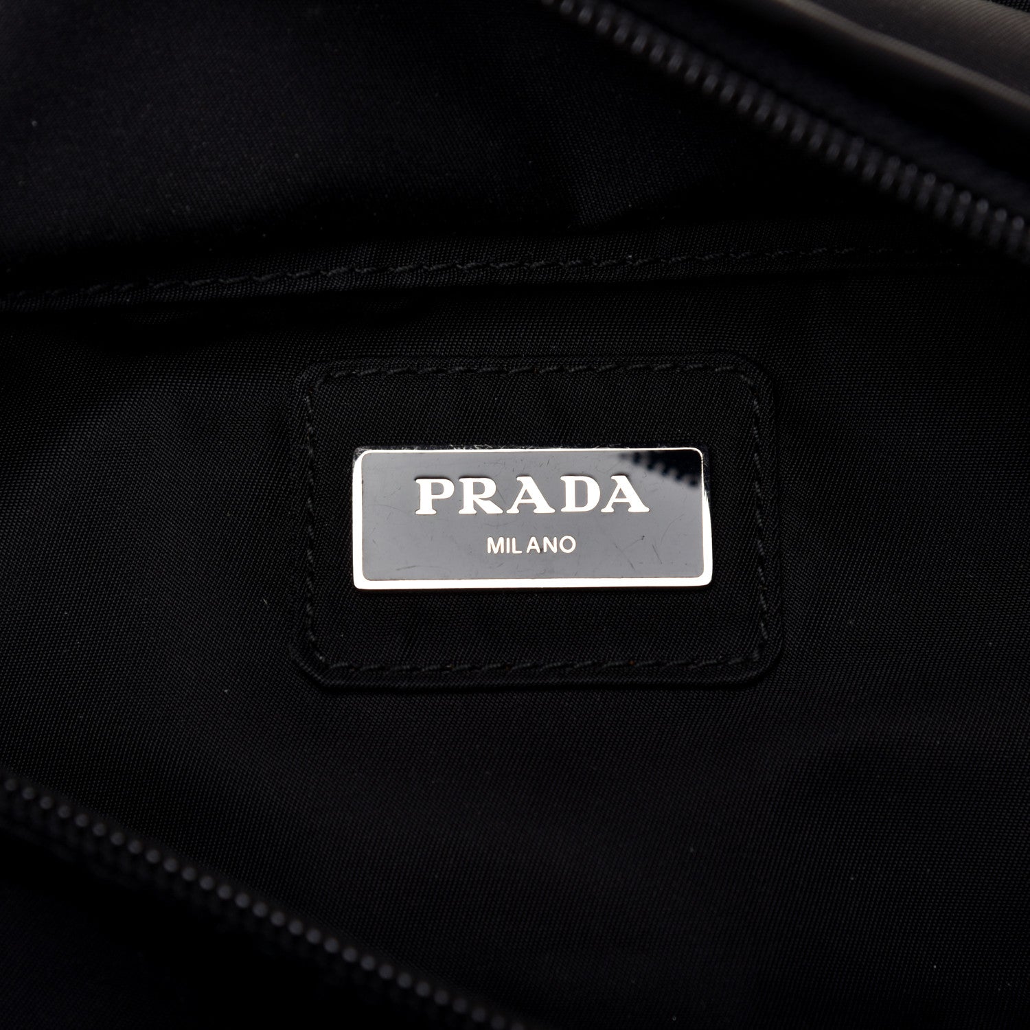 Prada Tessuto Nylon Montagna Belt Bag Black 8 of 11