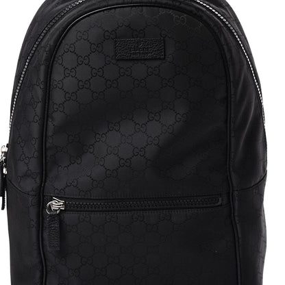 Gucci Nylon Monogram Slim Backpack Black 7 of 9