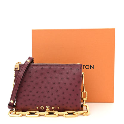 Louis Vuitton Ostrich Coussin BB Bordeaux 10 of 10