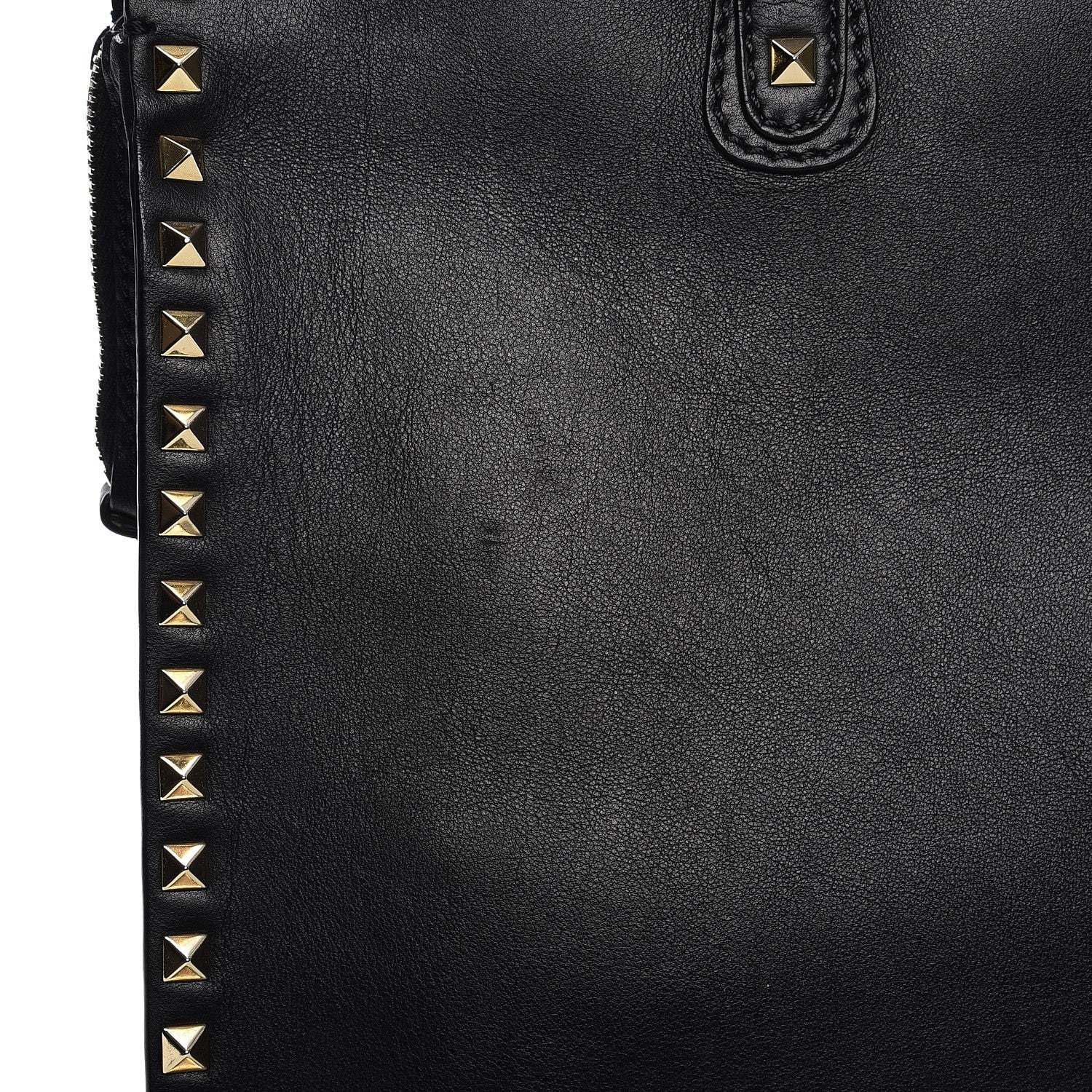 Valentino Garavani Vitello Rockstud Dome Shopper Black 14 of 16