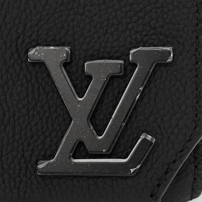 Louis Vuitton Grained Calfskin Aerogram Takeoff Sling Black 11 of 12