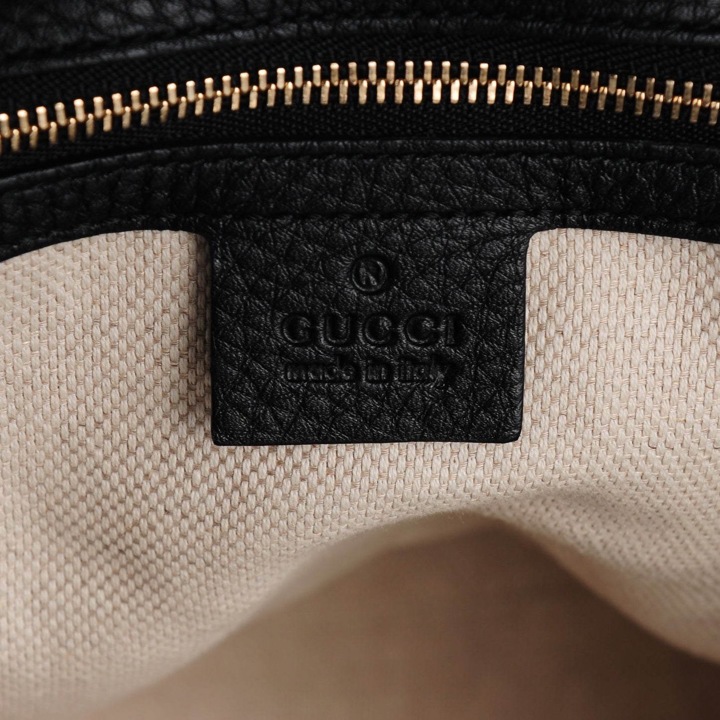 Pebbled Calfskin Medium Soho Chain Shoulder Bag Black