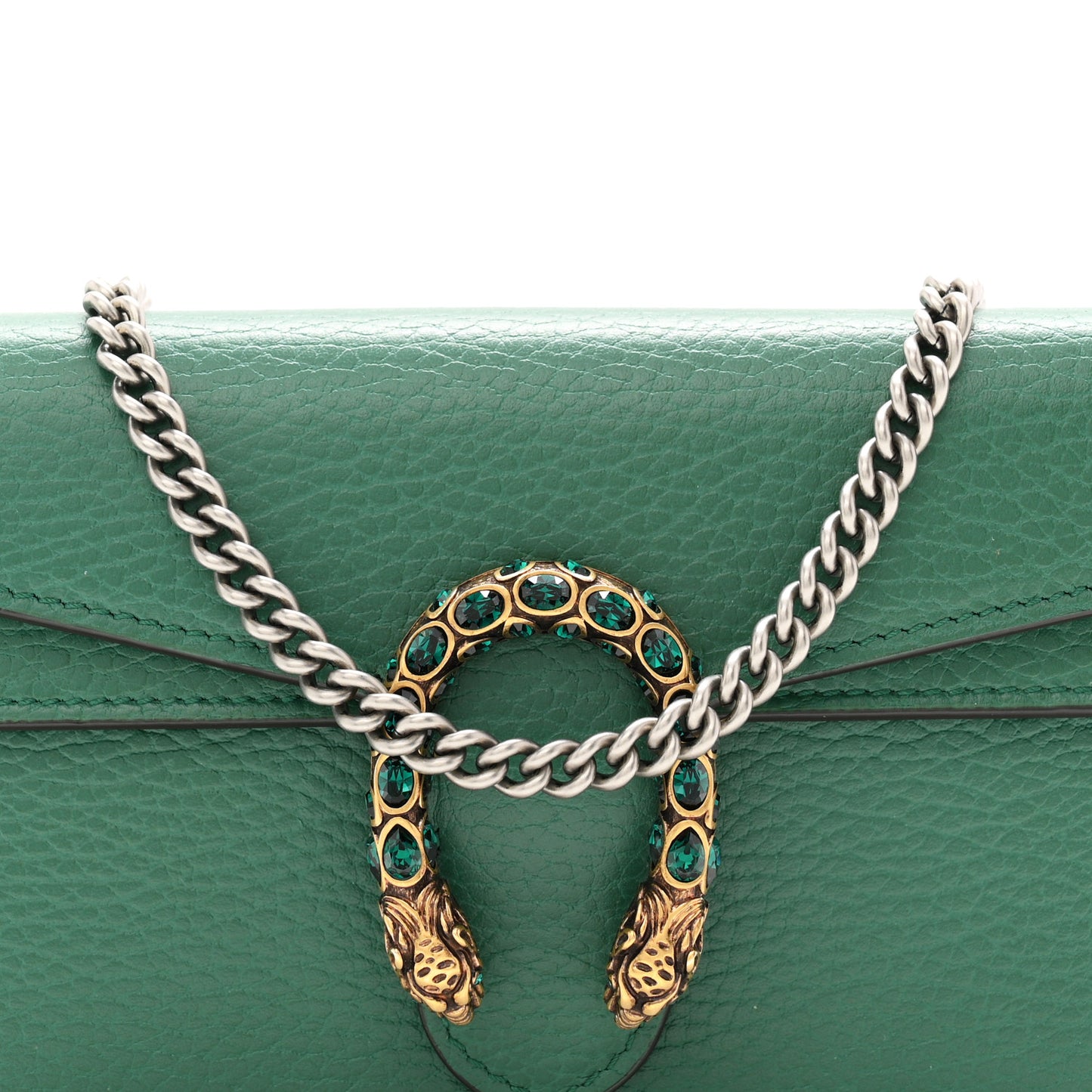 Calfskin Super Mini Dionysus Shoulder Bag Emerald
