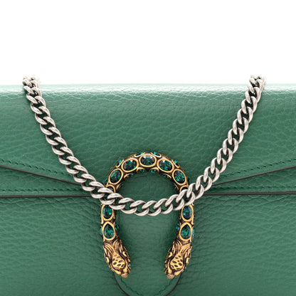 Gucci Calfskin Super Mini Dionysus Shoulder Bag Emerald 7 of 9