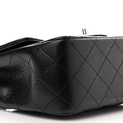 Chanel Caviar Quilted Mini Square Flap Black 9 of 10