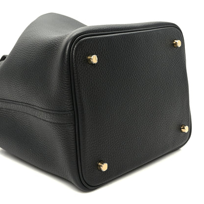 Hermes Taurillon Clemence Picotin Lock 22 MM Black 8 of 9