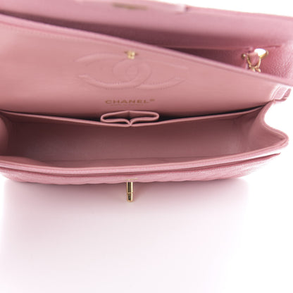 Chanel Caviar Quilted Medium Double Flap Pink 5 of 12