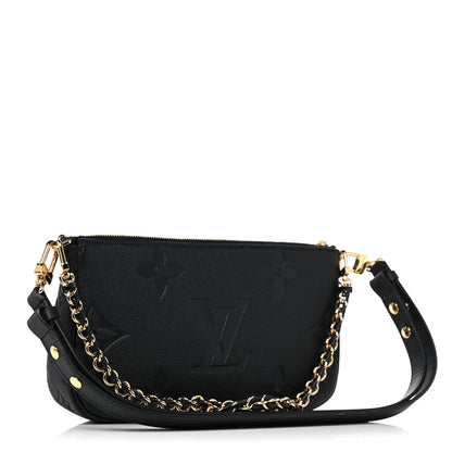 Louis Vuitton Empreinte Monogram Giant Multi Pochette Accessories Black 3 of 13