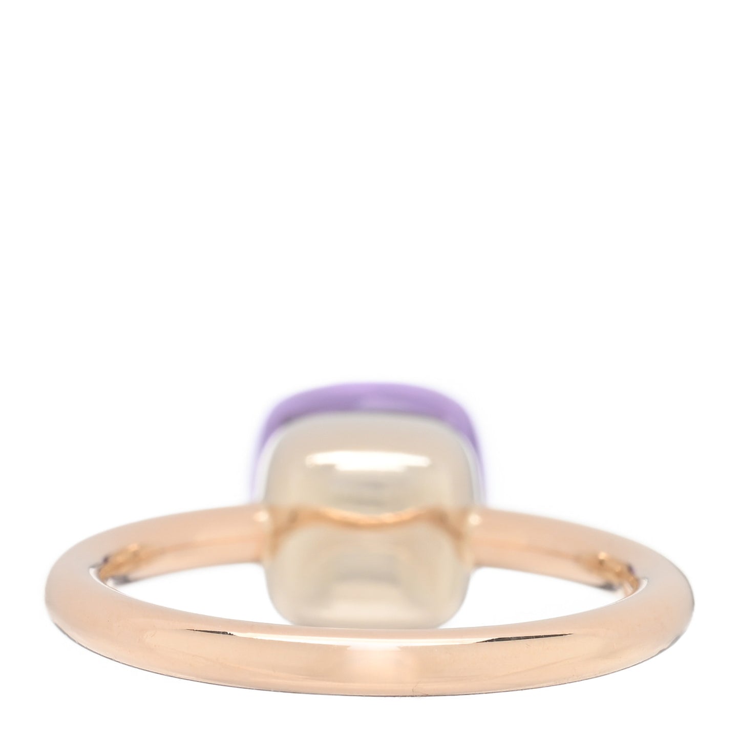 18K Rose Gold Amethyst Petit Nudo Ring 52 6