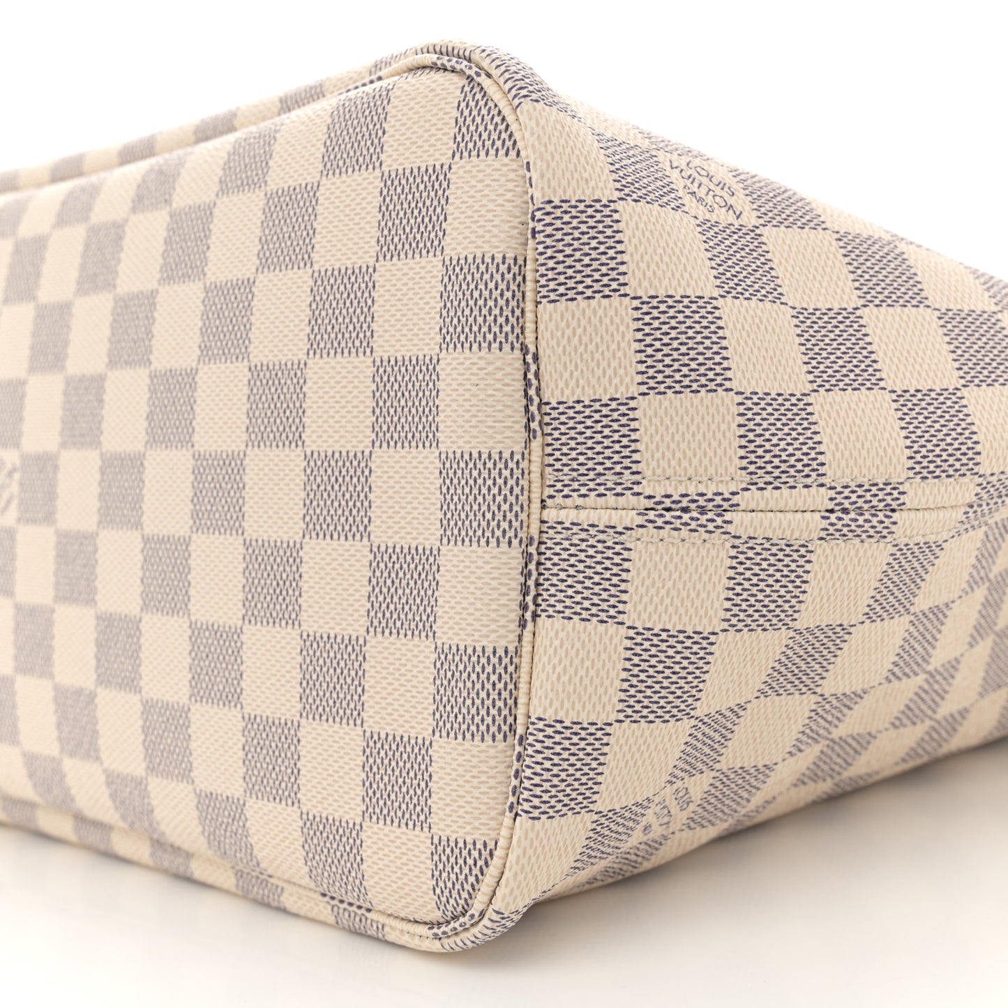 Damier Azur Neo Neverfull MM Rose Ballerine