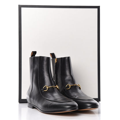 Gucci Malaga Kid Womens Jordaan Ankle Boots 39 Black 9 of 9
