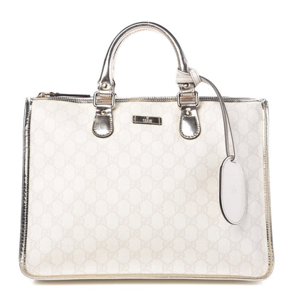 Gucci GG Plus Monogram Medium Joy Tote Bag White 1 of 12