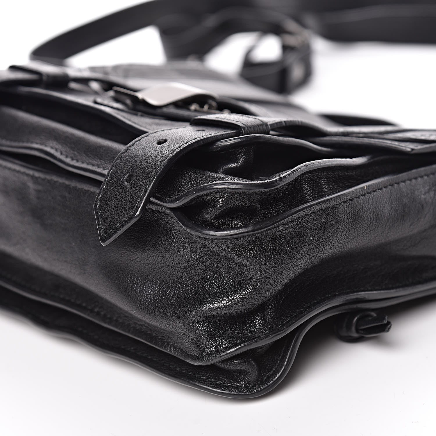 Proenza Schouler Lambskin PS1 Mini Pouch Messenger Black 10 of 11