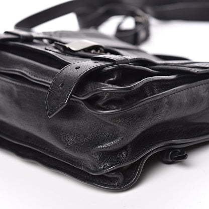 Proenza Schouler Lambskin PS1 Mini Pouch Messenger Black 10 of 11