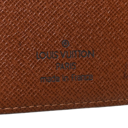 Louis Vuitton Monogram Porte Valeurs Checkbook Wallet 6 of 8