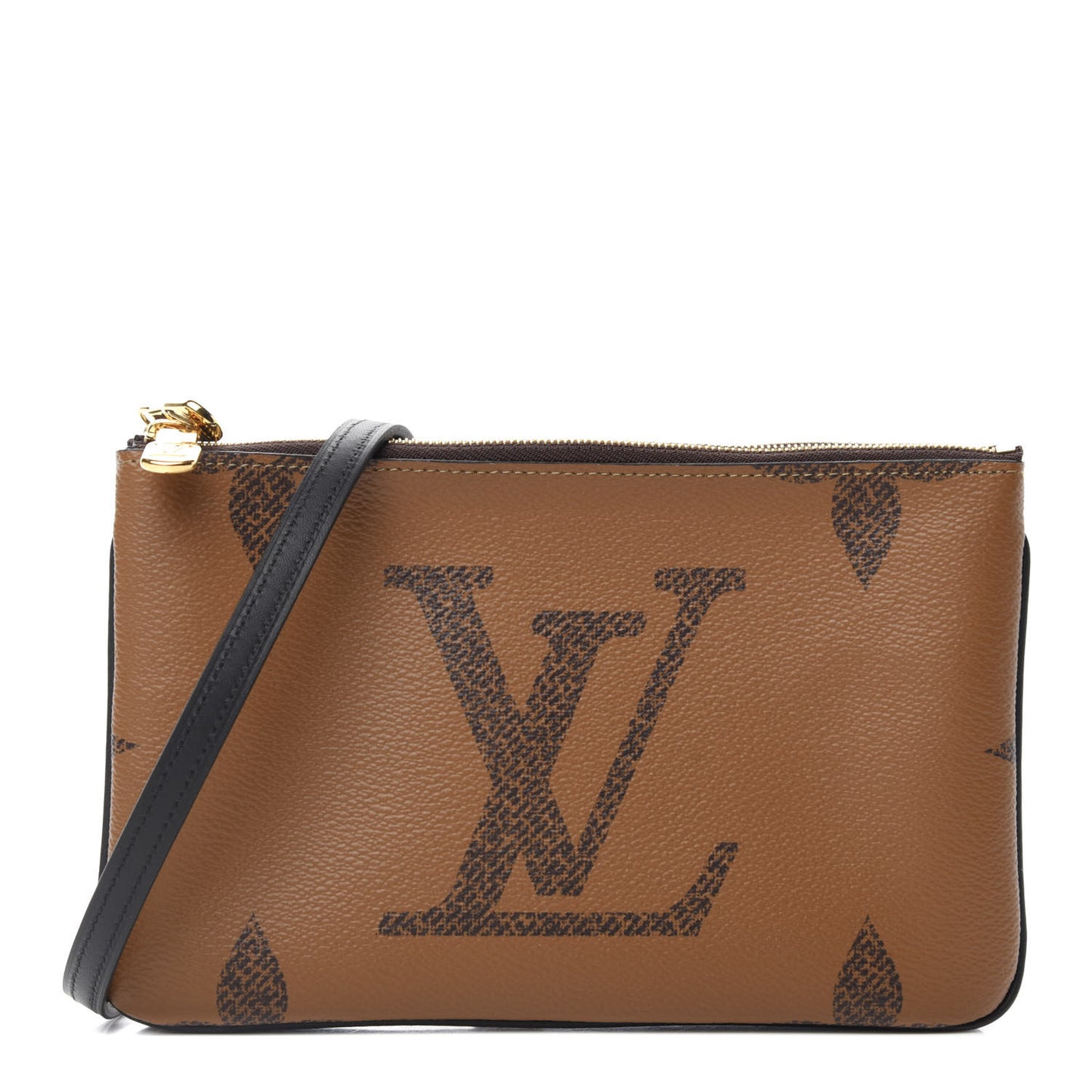 Reverse Monogram Giant Double Zip Pochette