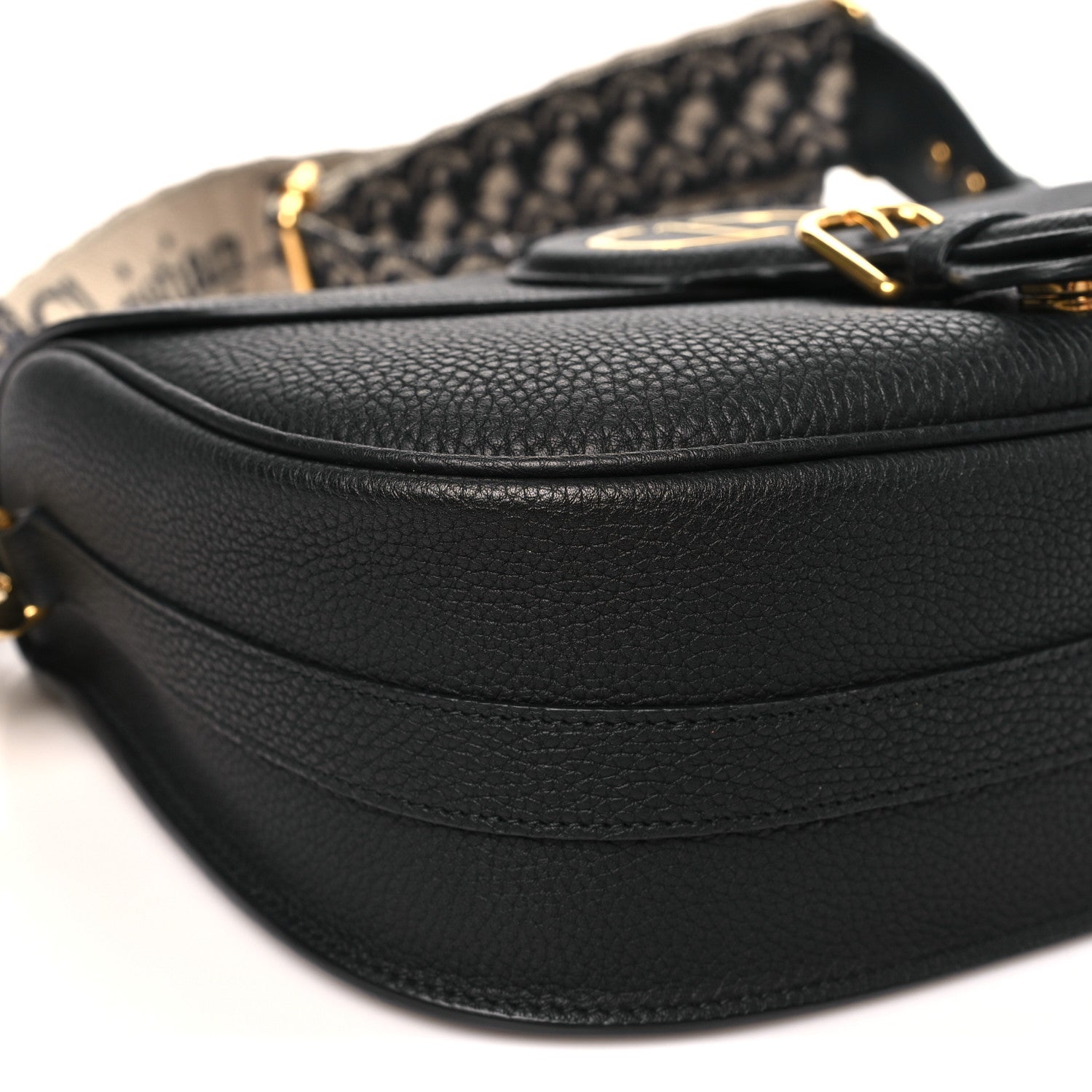 Christian Dior Grained Calfskin Large Bobby Flap Black 8 of 10