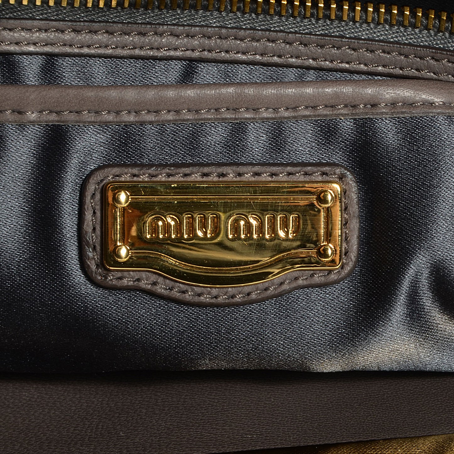Matelasse Leather Tote Argilla