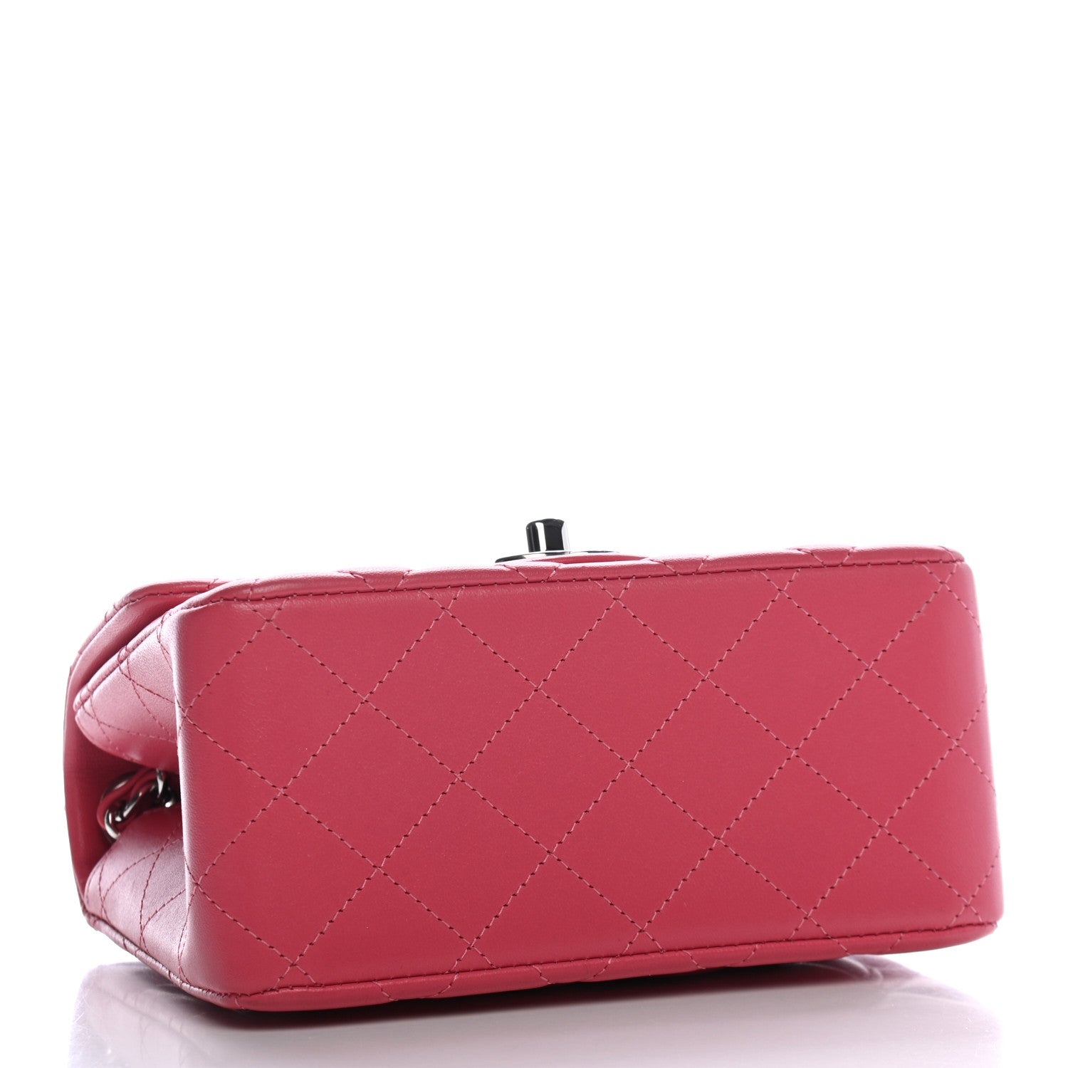 Chanel Lambskin Quilted Mini Square Flap Pink 4 of 9