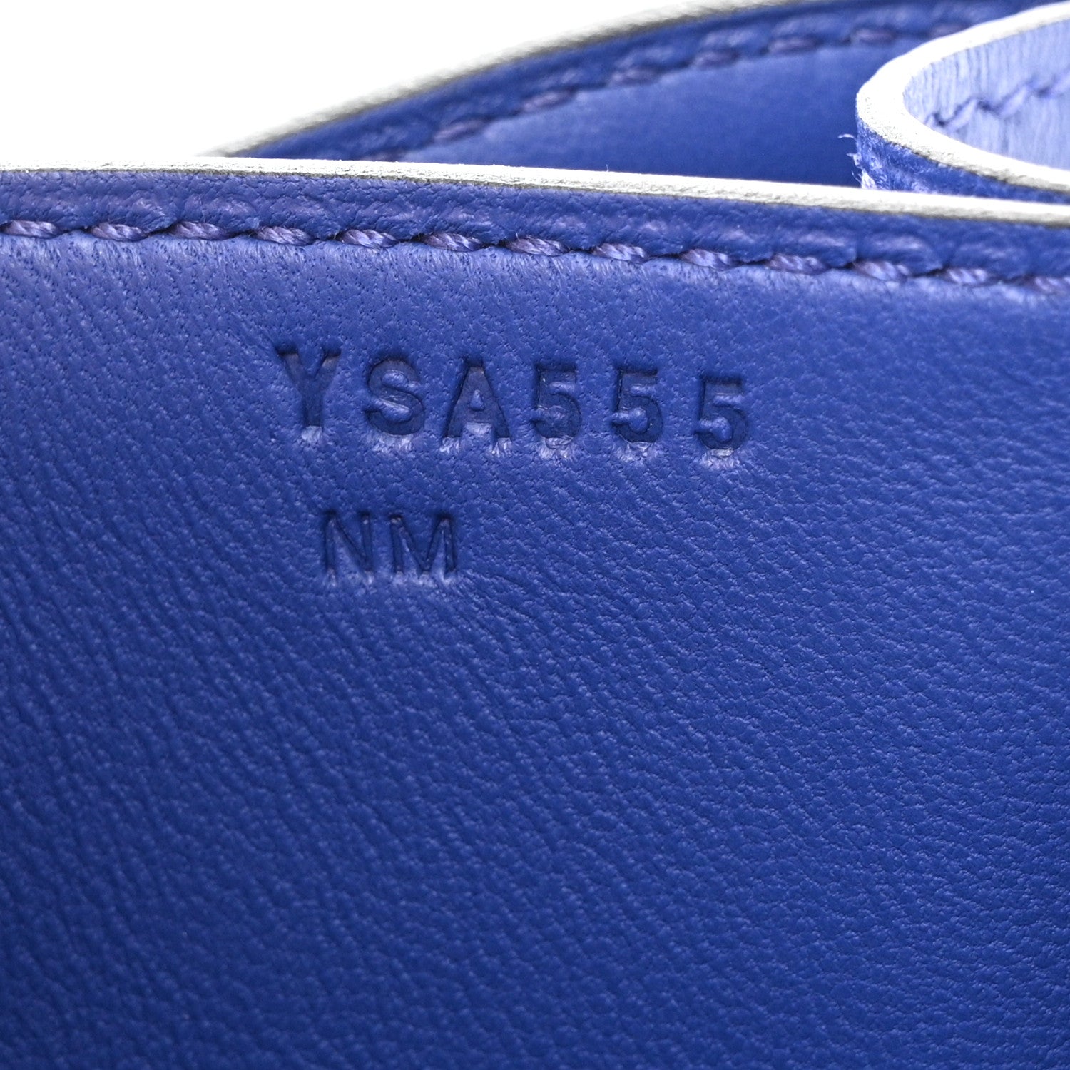 Hermes Tadelakt Constance 18 Bleu Electrique 7 of 11