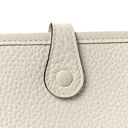 Hermes Taurillon Clemence Amazone Evelyne TPM New White 11 of 12