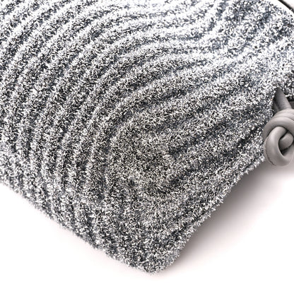 Loewe Lurex Mini Flamenco Knot Clutch Silver 9 of 9