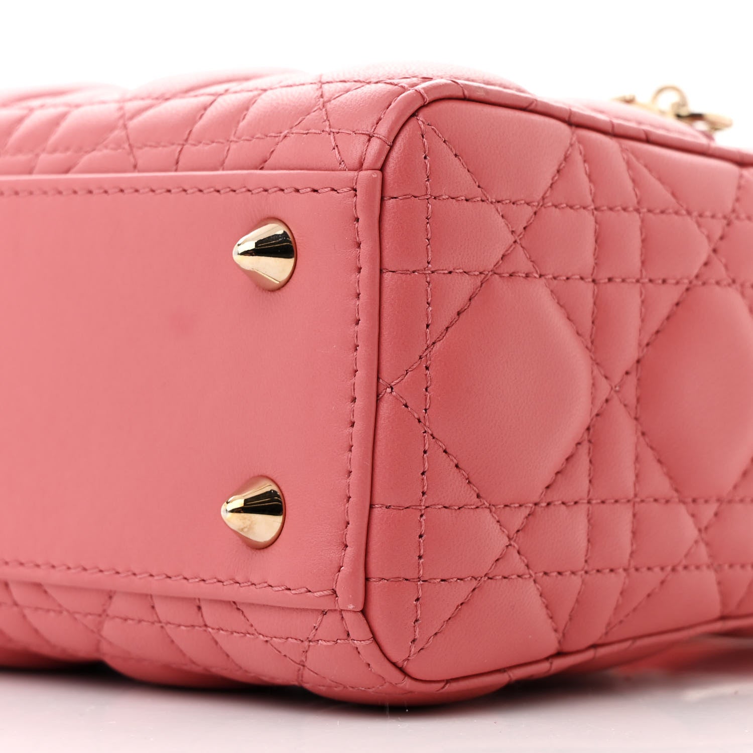 Christian Dior Lambskin Cannage Small My ABCDior Lady Dior Pink Honey 10 of 10