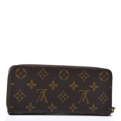 Louis Vuitton Monogram Clemence Wallet Fuchsia 2 of 7