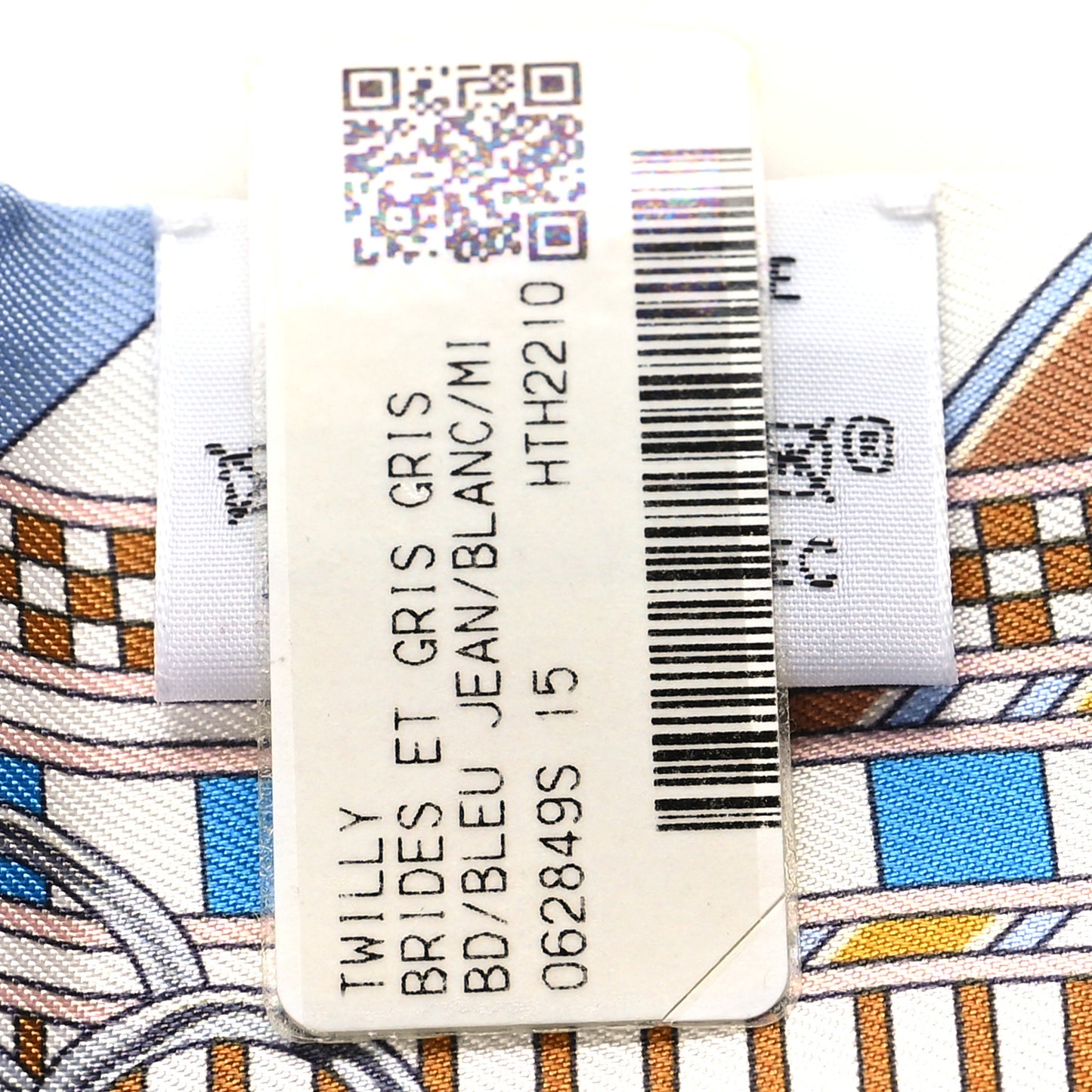 Silk Brides et Gris Twilly Gris Bleu Jean White Miel