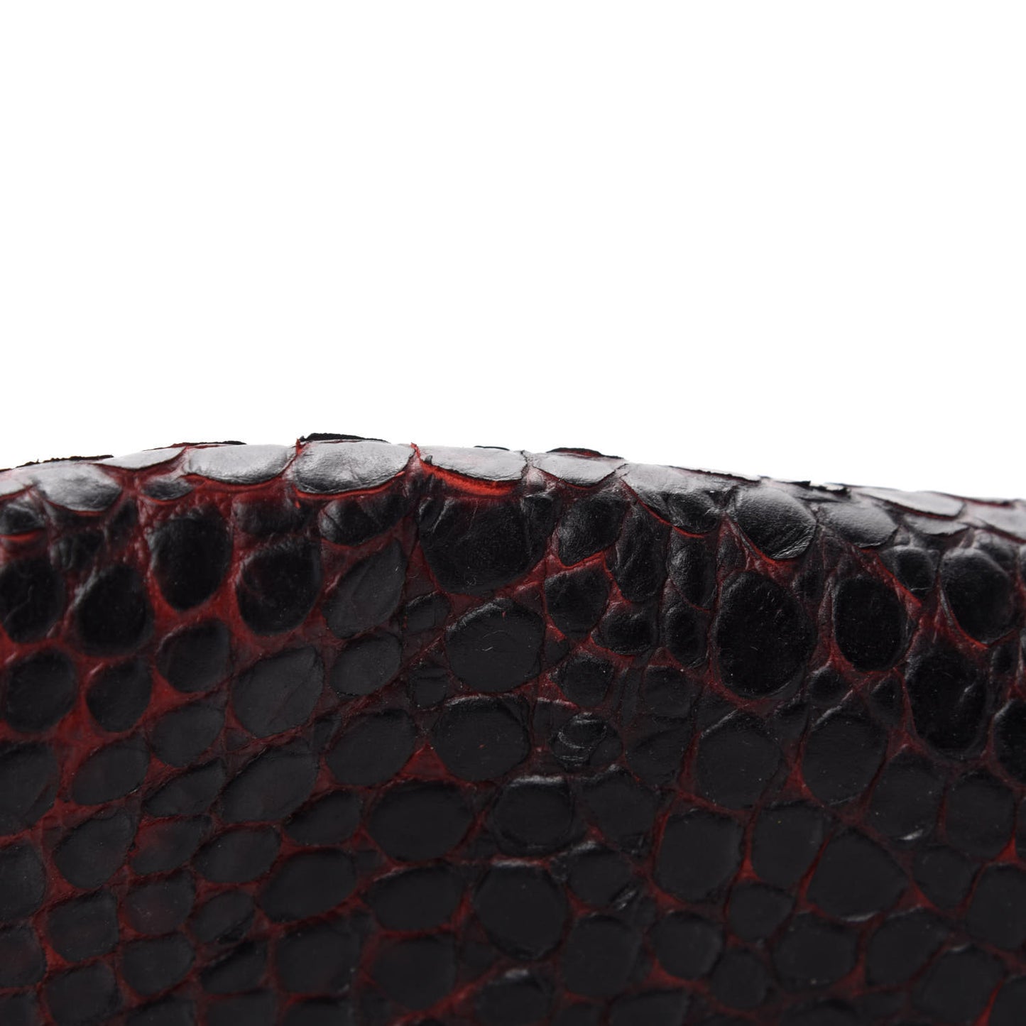 3.1 Calf Hair Calfskin Crocodile Embossed Medium Pashli Satchel Antique Red Black