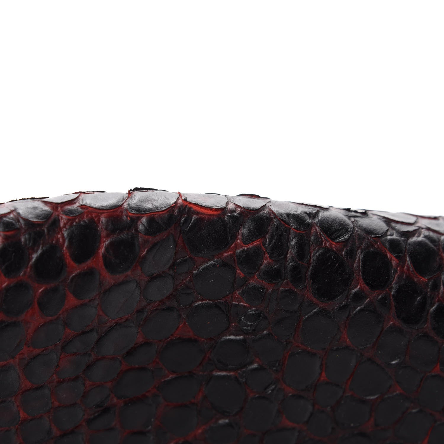 3.1 Phillip Lim 3.1 Calf Hair Calfskin Crocodile Embossed Medium Pashli Satchel Antique Red Black 9 of 12