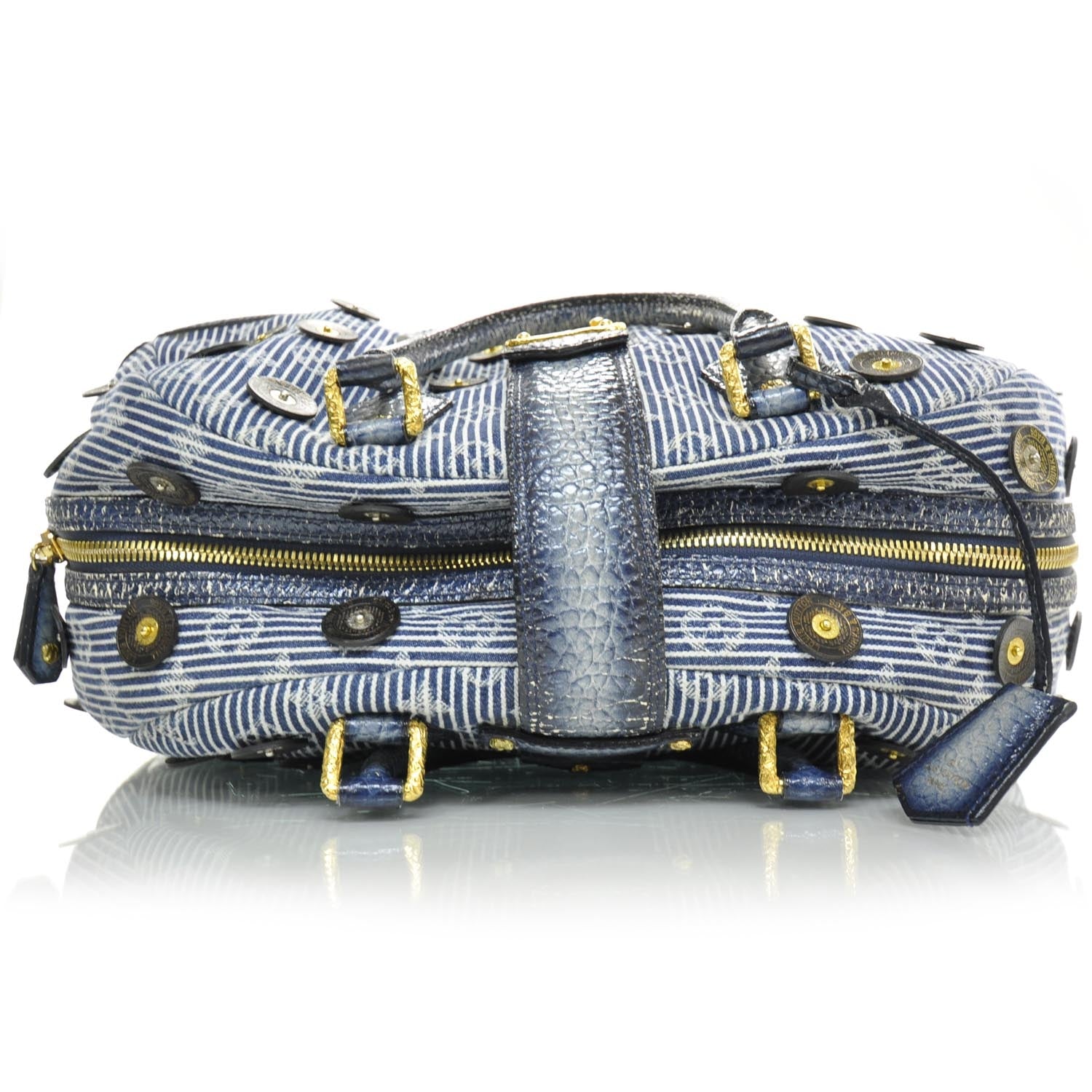 Louis Vuitton Denim Polka Dot Trunks and Bags Bowly 5 of 11