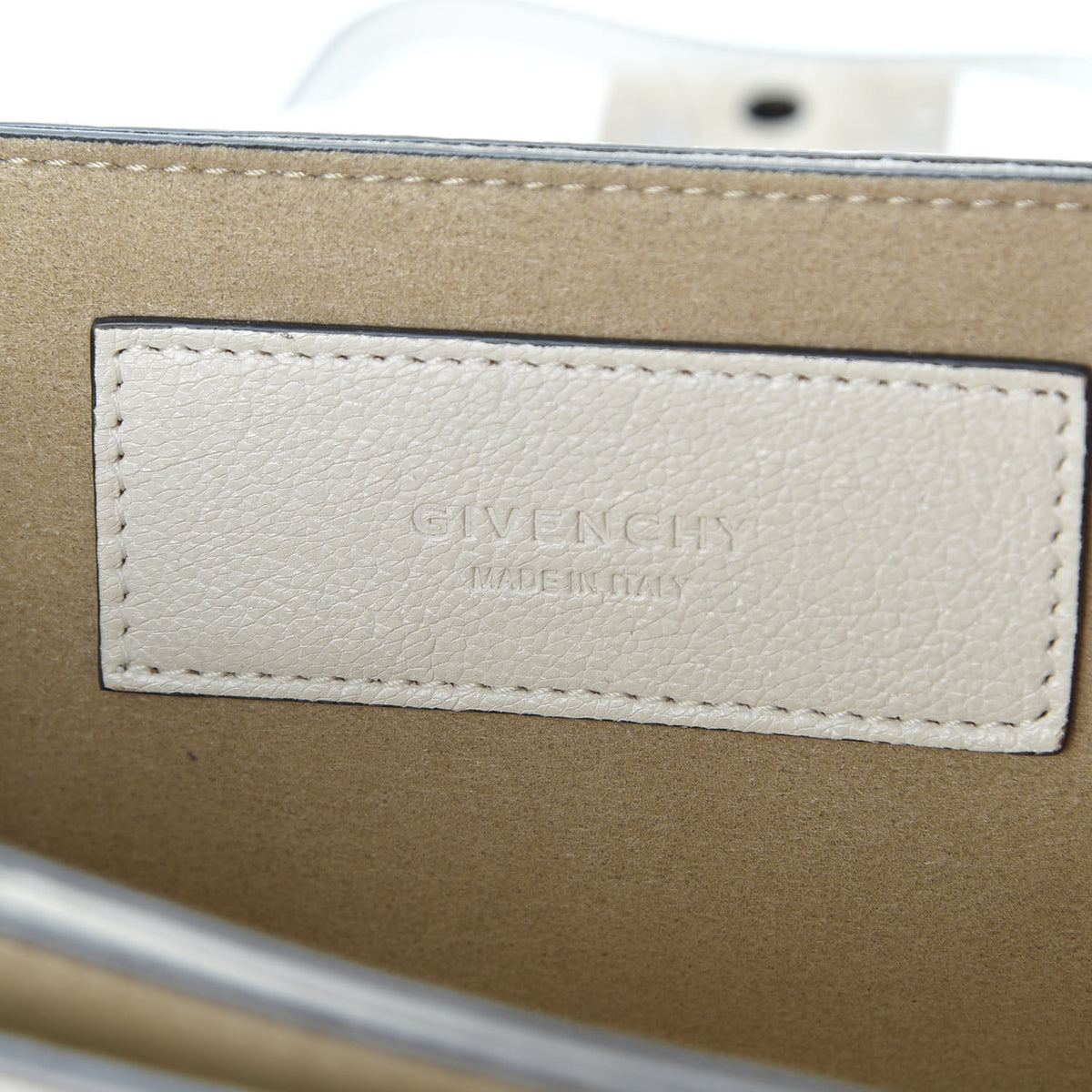 Givenchy Goatskin Small GV3 Shoulder Bag White 5 of 8