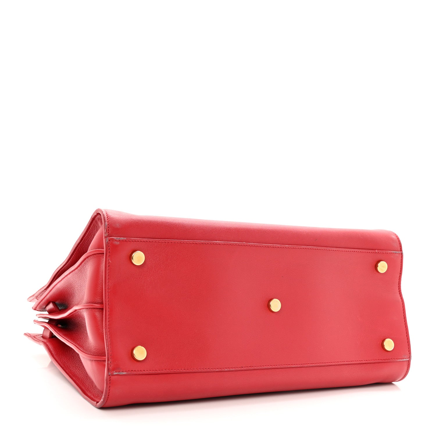 Saint Laurent Calfskin Small Sac De Jour Lipstick Red 4 of 27