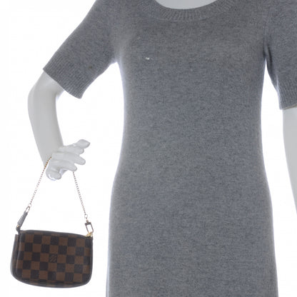Louis Vuitton Damier Ebene Mini Pochette Accessories Bag 2 of 7