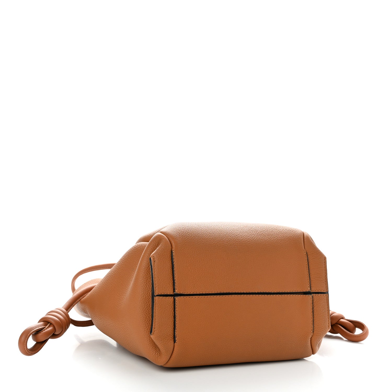 Loewe Calfskin Small Flamenco Knot Bag Caramel 4 of 14