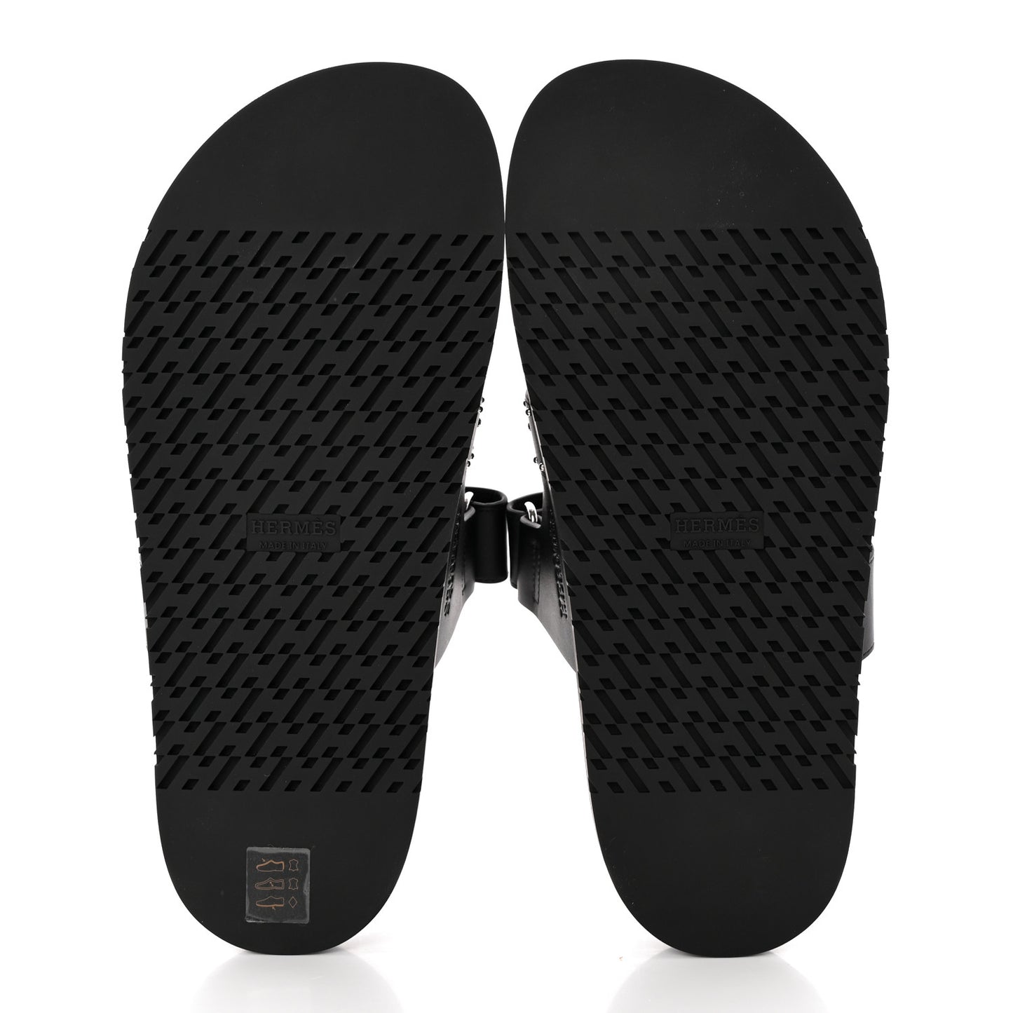 Calfskin Studded Womens Chypre Sandals 39.5 Black
