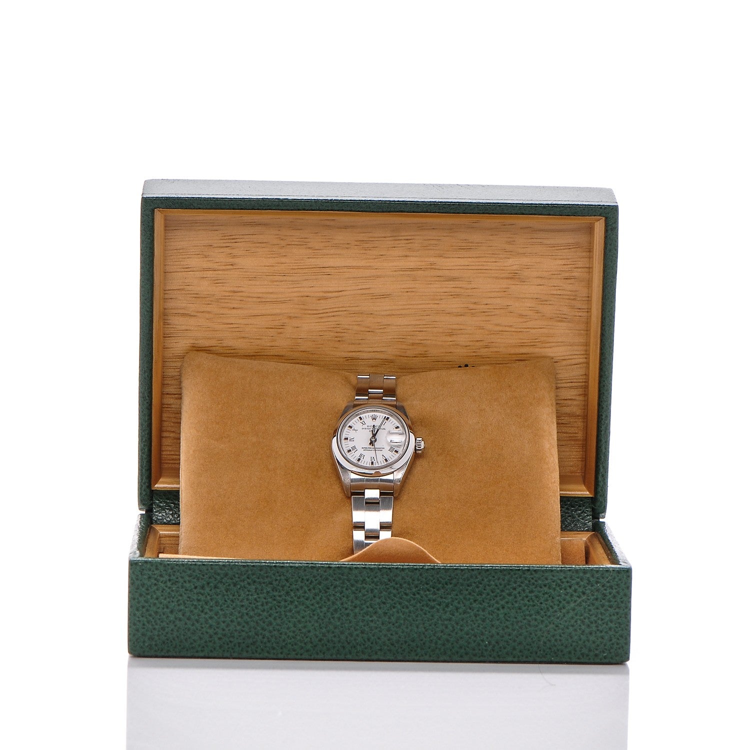 Rolex Stainless Steel 26mm Oyster Perpetual Date Watch White Roman 79160 6 of 6