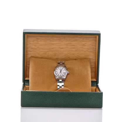 Rolex Stainless Steel 26mm Oyster Perpetual Date Watch White Roman 79160 6 of 6
