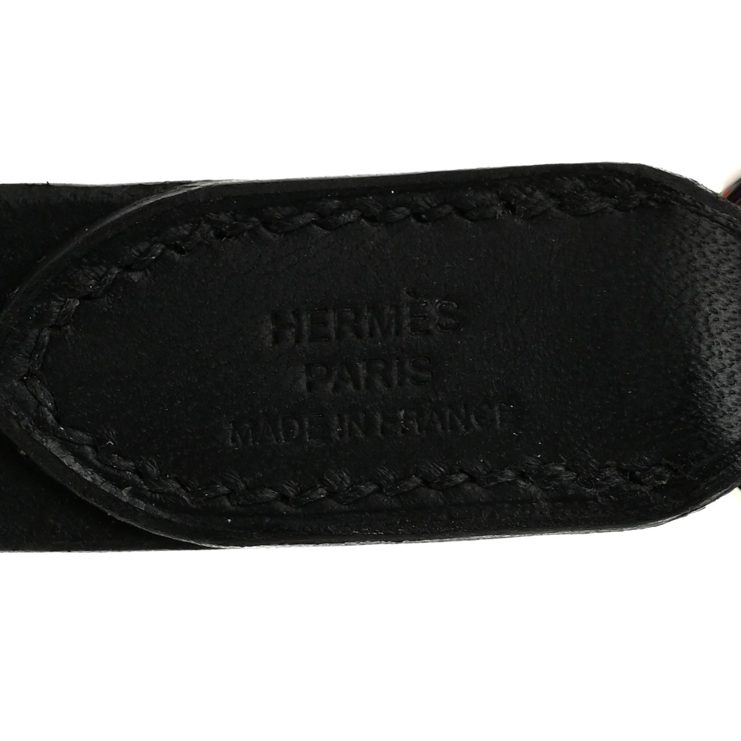 Natural Bridle Punch Dog Leash Black