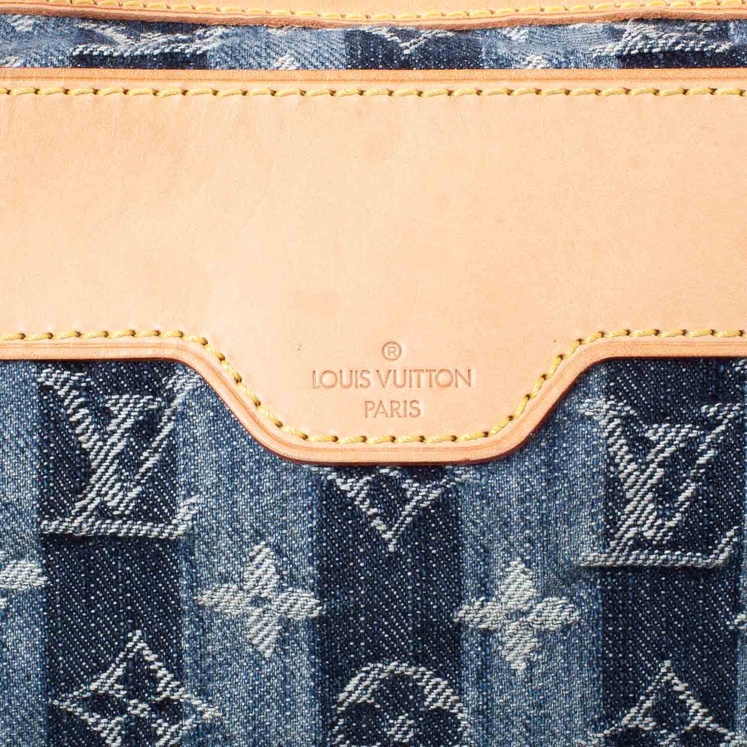 Louis Vuitton Denim Raye Cabas GM 6 of 12