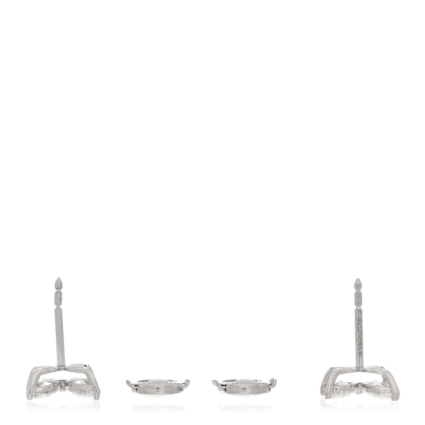 Platinum Diamond Large Victoria Earrings