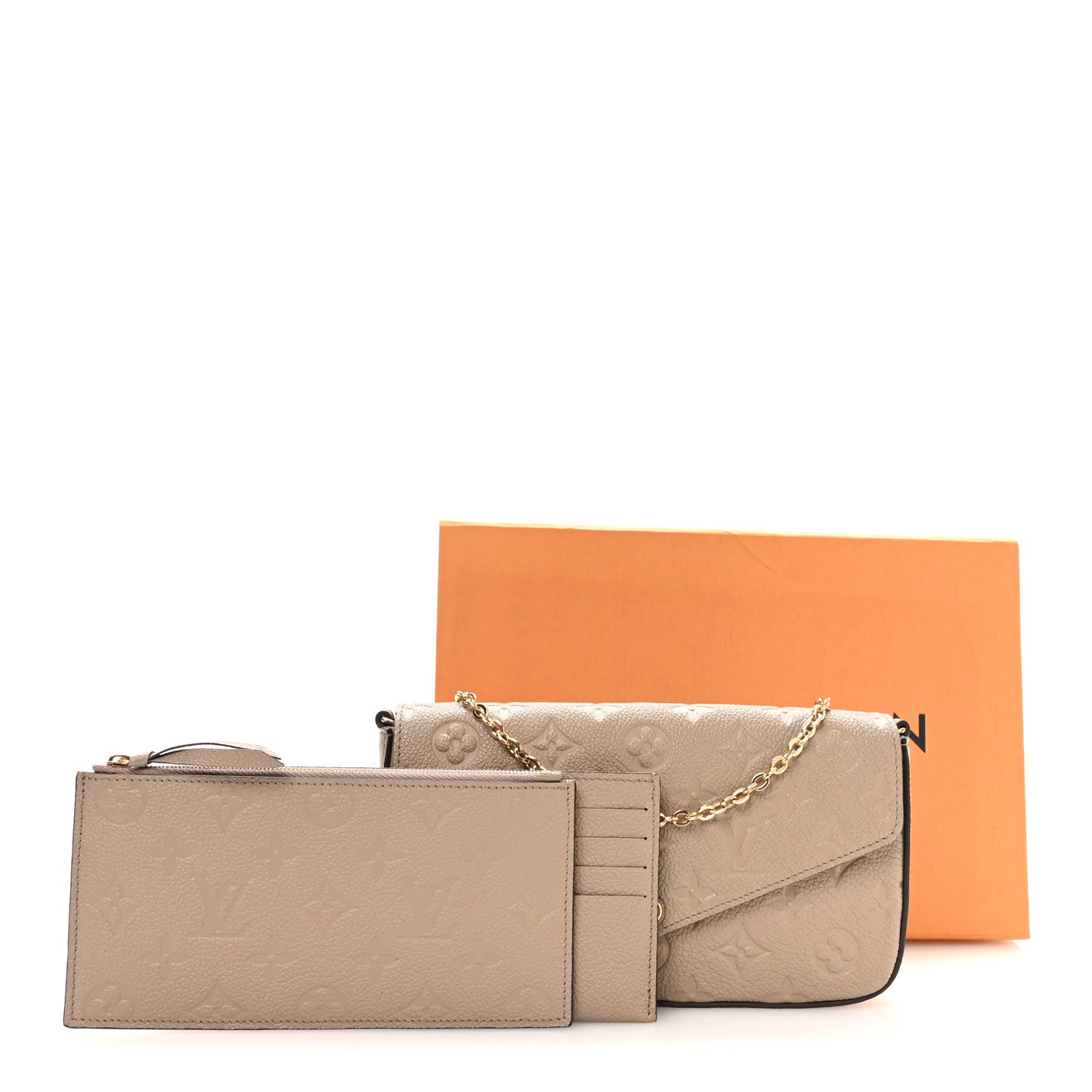 Empreinte Pochette Felicie Chain Wallet Tourterelle