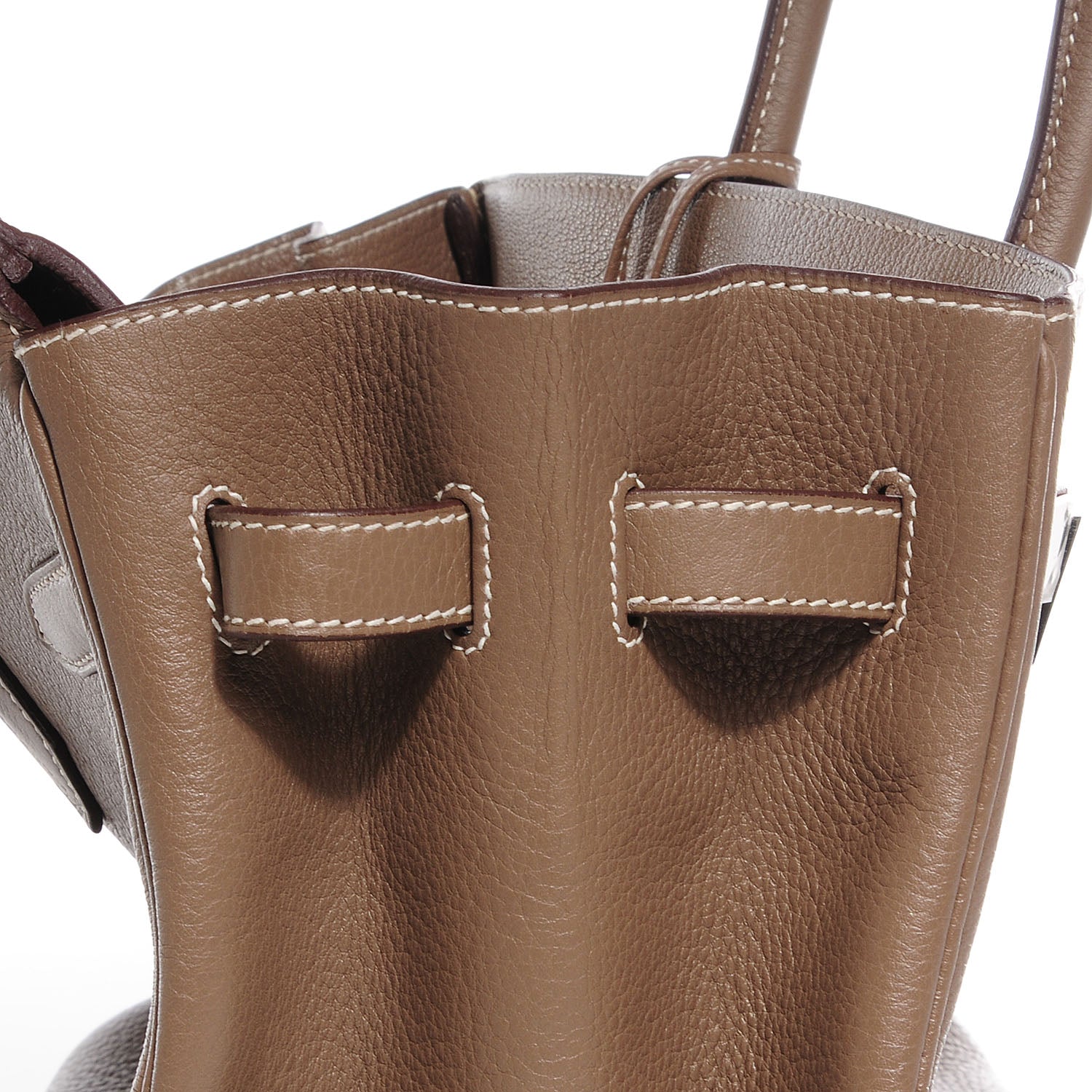 Hermes Taurillon Clemence Birkin 35 Etoupe 7 of 25