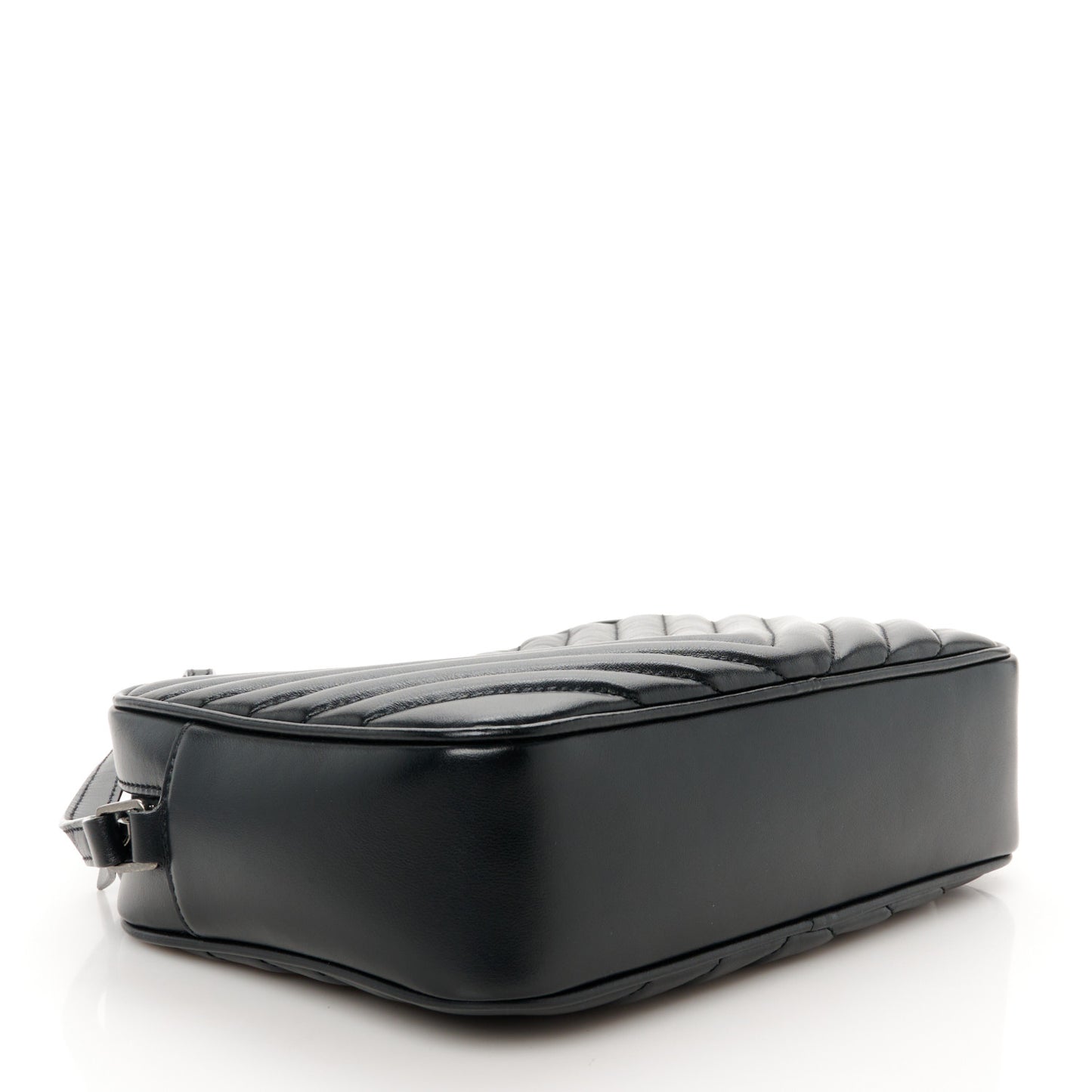 Calfskin Matelasse Monogram Lou Camera Bag Black