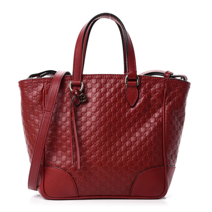 Gucci Microguccissima Small Bree Tote Red 1 of 11