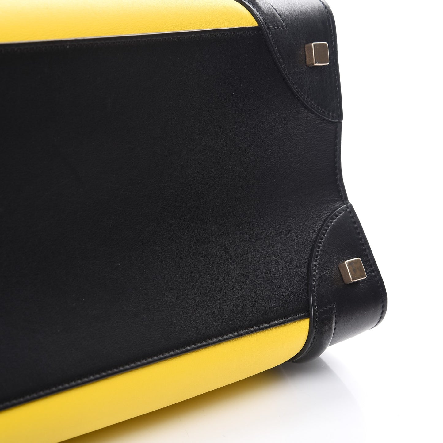 Smooth Calfskin Mini Tri-Color Luggage Sunflower