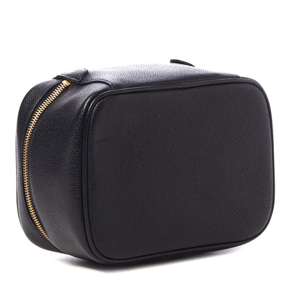 Chanel Caviar Vanity Cosmetic Case Black 3 of 8