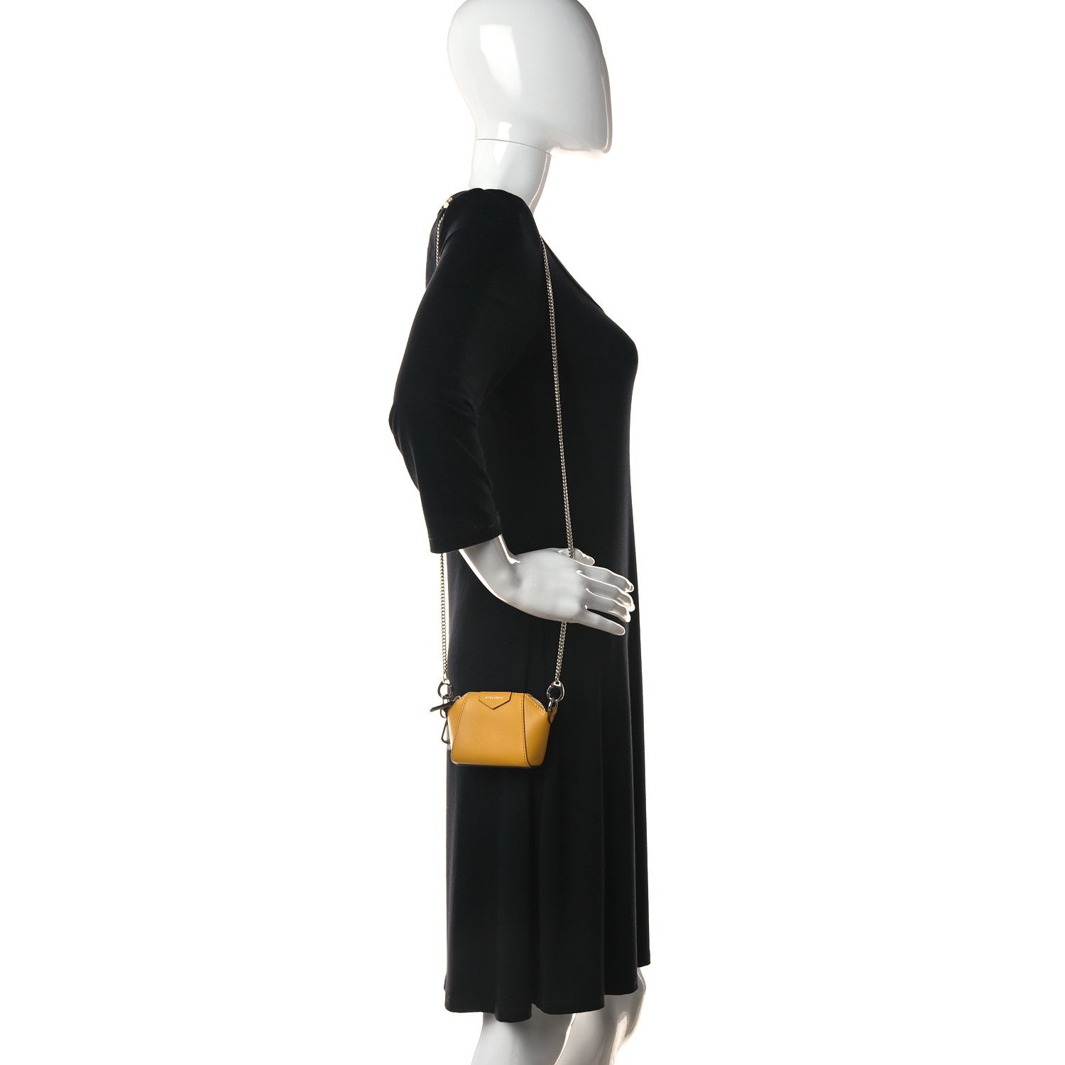 Givenchy Lambskin Baby Antigona Dark Yellow 2 of 13